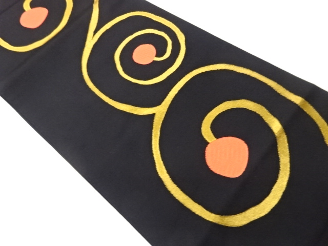 JAPANESE FUKURO OBI / WOVEN ABSTRACT / BY ORIETSU